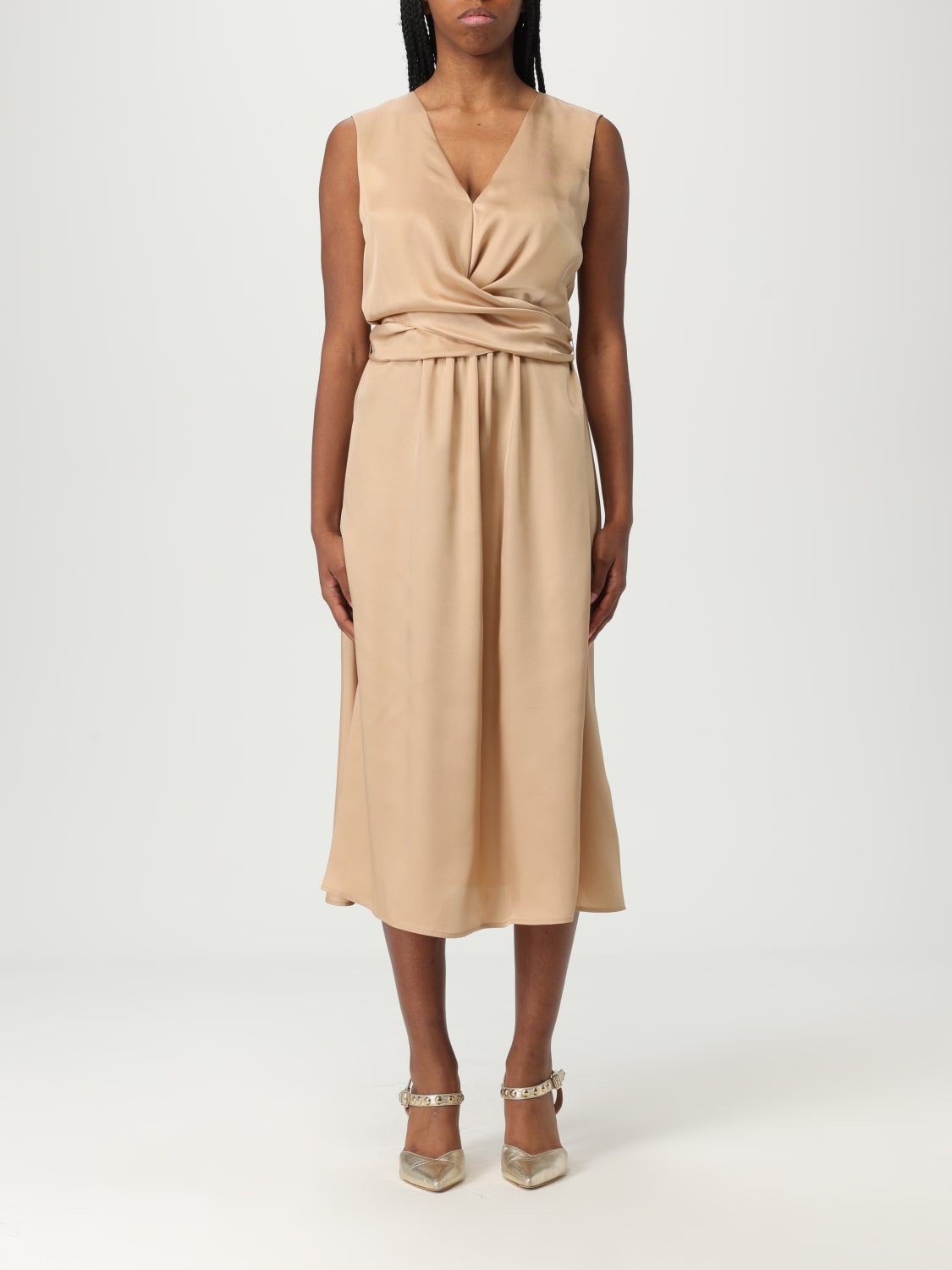LIU JO: Dress woman - Beige | Liu Jo dress WA5176T5973