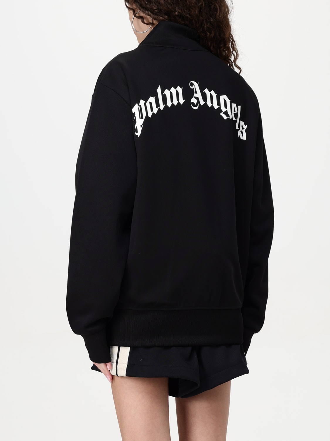 PALM ANGELS SWEATSHIRT: Sweatshirt woman Palm Angels, Black - Img 3
