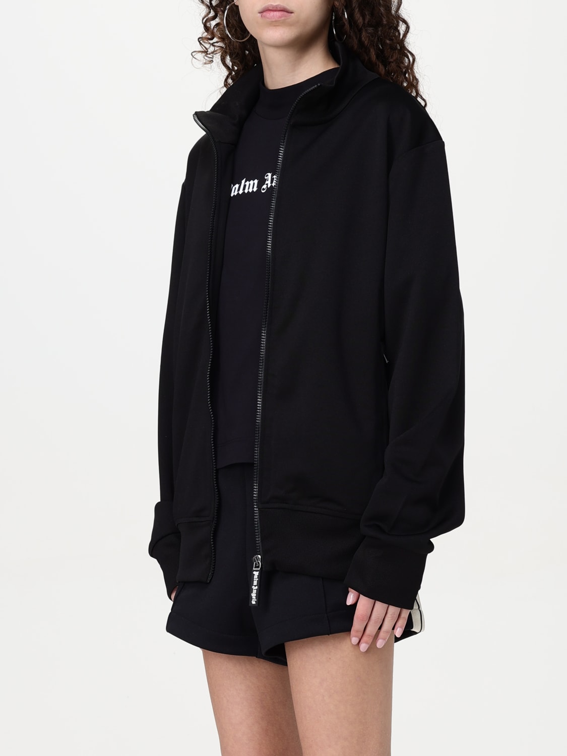 PALM ANGELS SWEATSHIRT: Sweatshirt woman Palm Angels, Black - Img 4