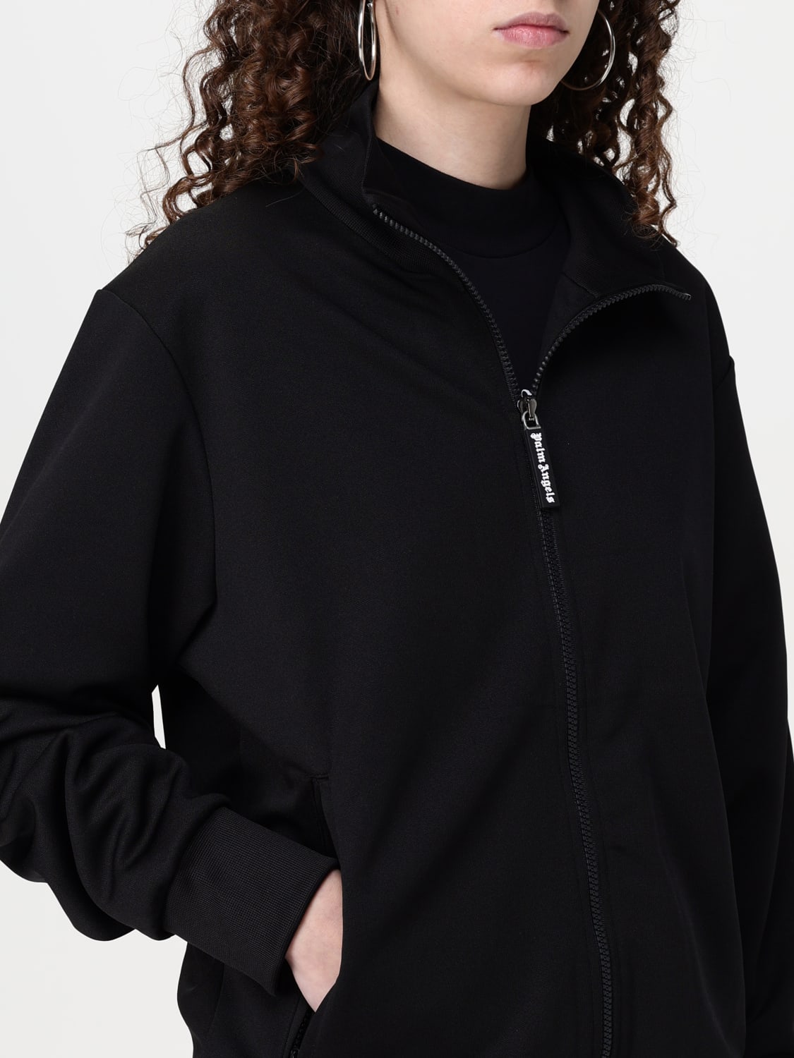 PALM ANGELS SWEATSHIRT: Sweatshirt woman Palm Angels, Black - Img 5