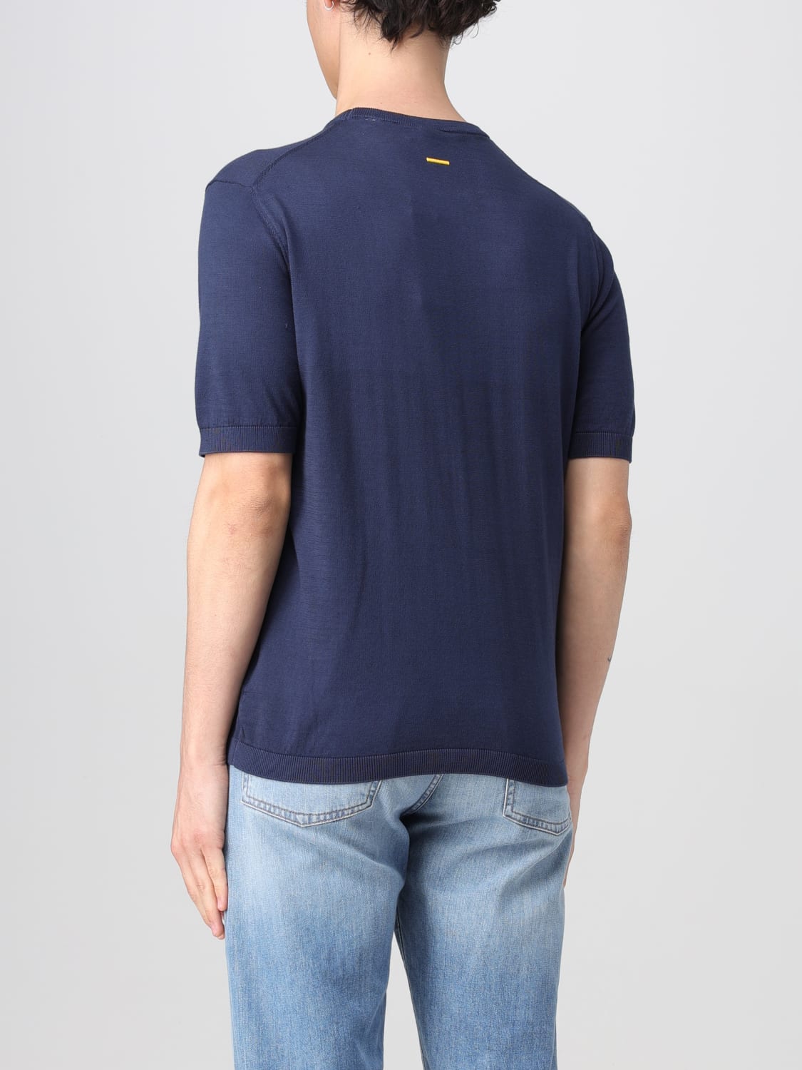 ASPESI T-SHIRT: T-shirt a girocollo basic Aspesi in cotone, Blue 1 - Img 2