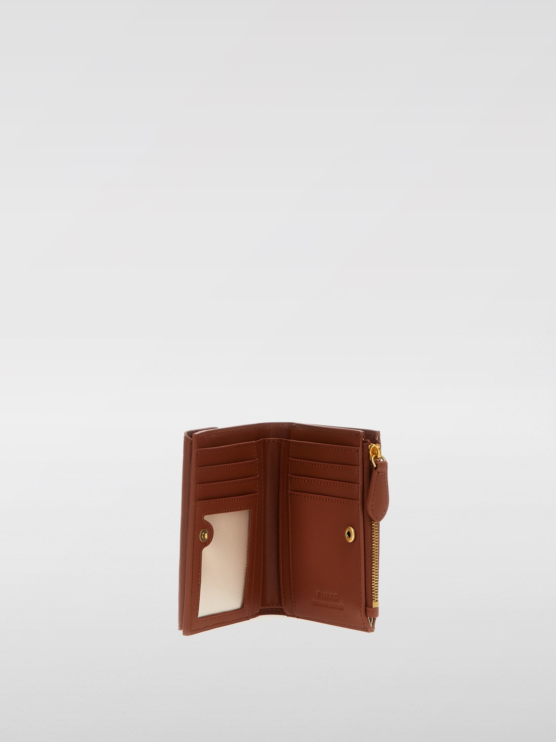 PINKO WALLET: Wallet woman Pinko, Brown - Img 2