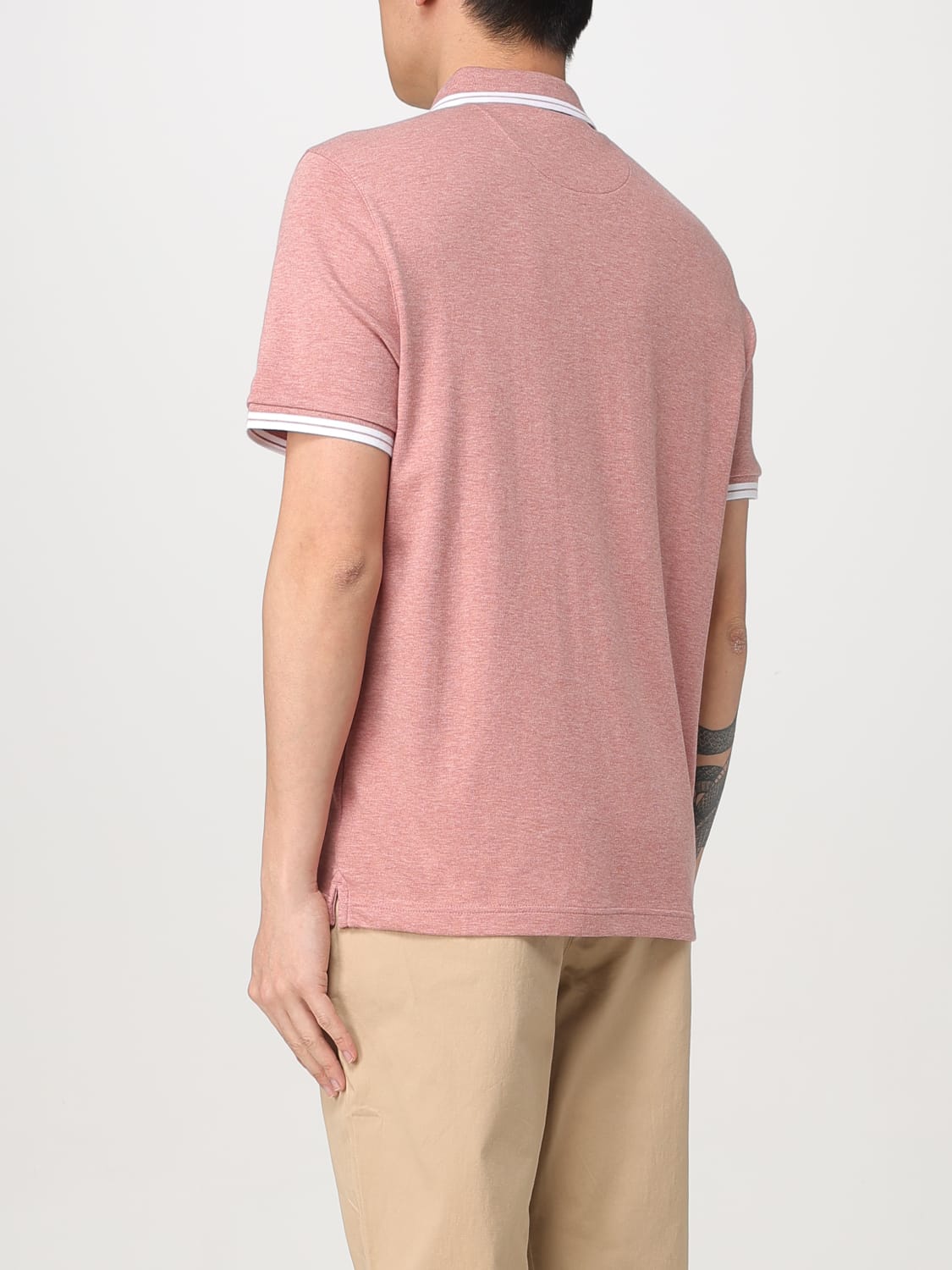 MICHAEL KORS: T-shirt men - Pink | Michael Kors polo shirt