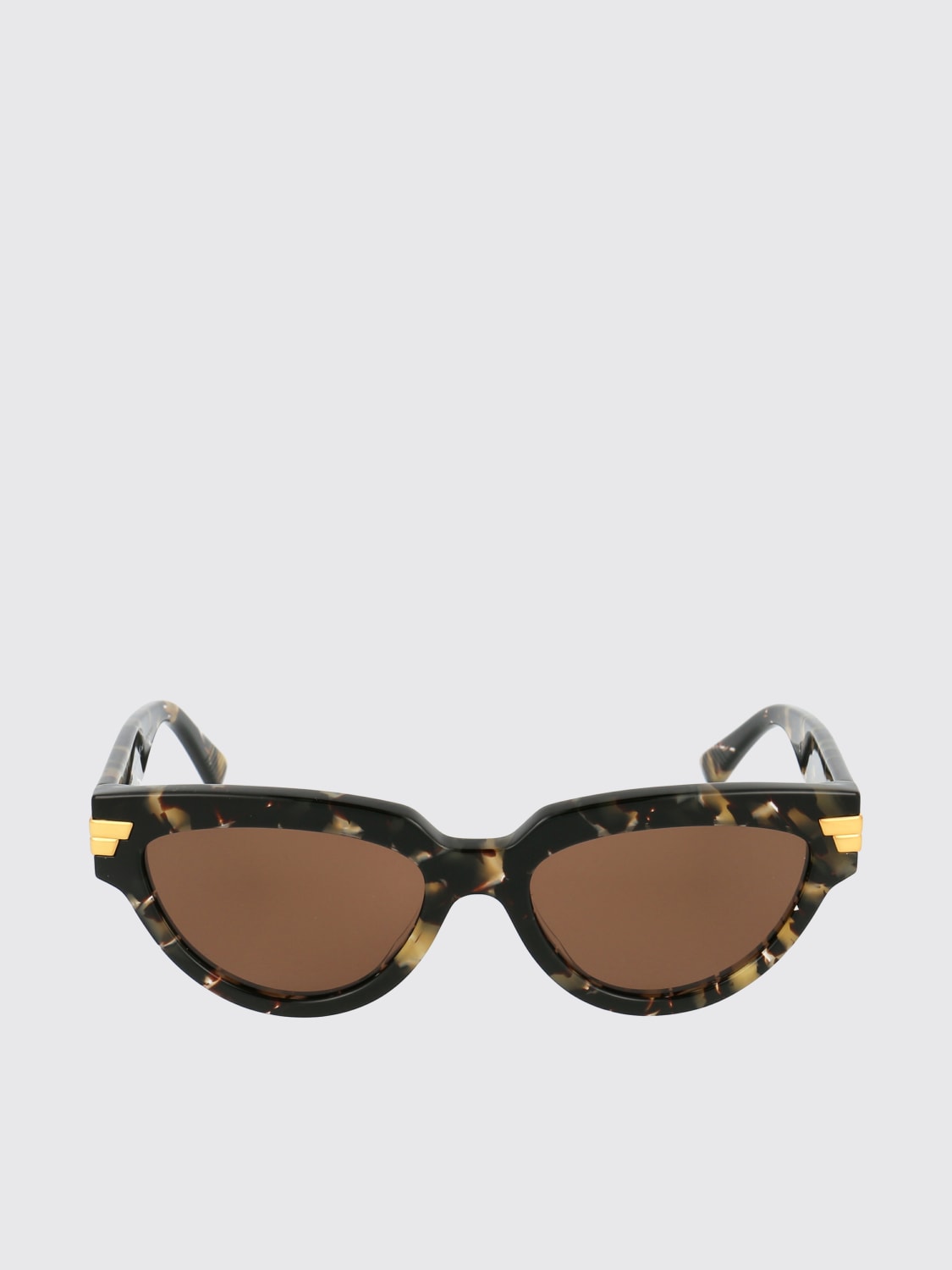 BOTTEGA VENETA: Sunglasses woman - Brown | Bottega Veneta