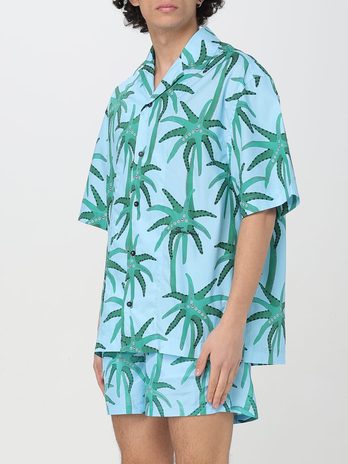 JACQUEMUS SHIRT: Shirt men Jacquemus, Blue - Img 4