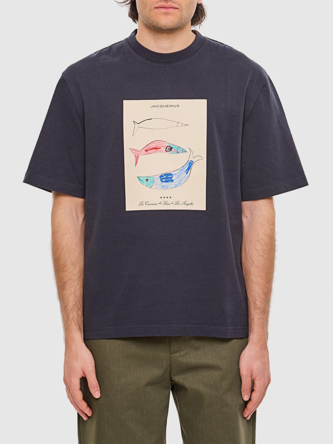 【送料&関税込】Jacquemus Printed T-shirt Jacquemus Le Marino T-shirt | Blue | FARFETCH JO