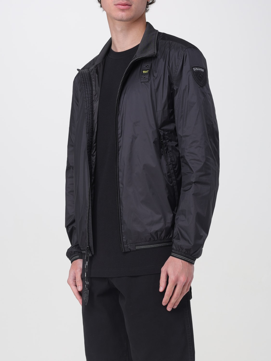 BLAUER JACKE: Mantel herren Blauer, Schwarz - Img 3