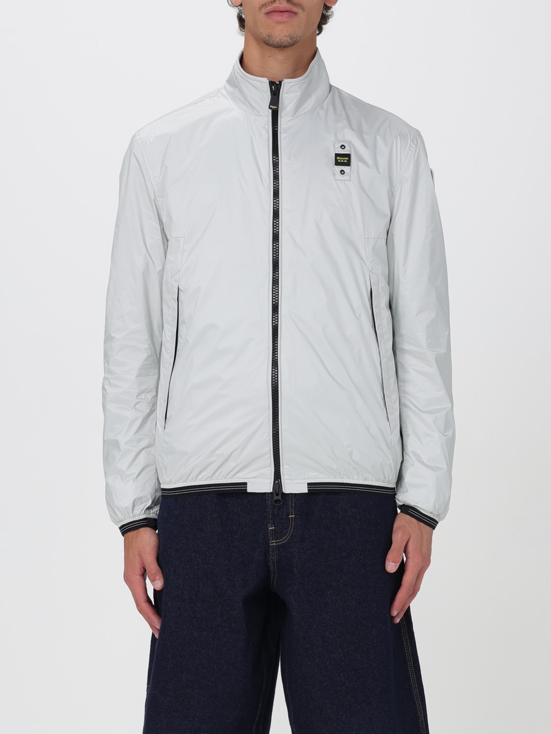 BLAUER JACKET: Coat men Blauer, Ivory - Img 1
