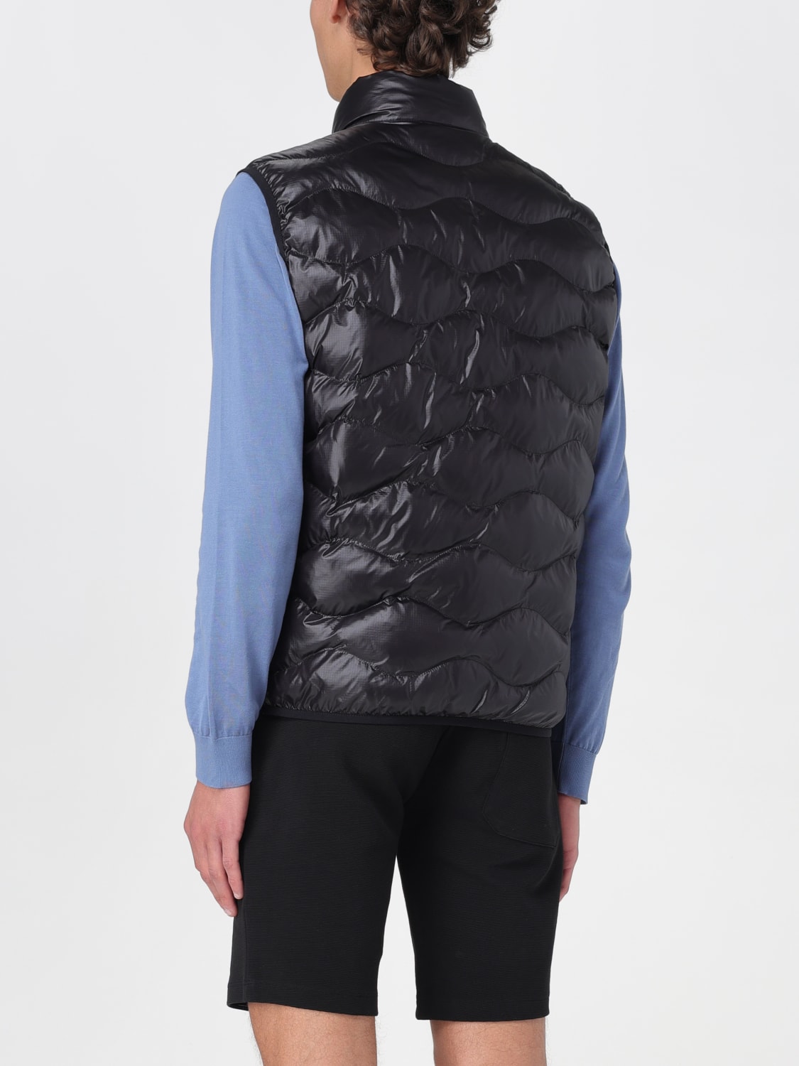 BLAUER SUIT VEST: Blauer padded quilted nylon vest, Black - Img 2