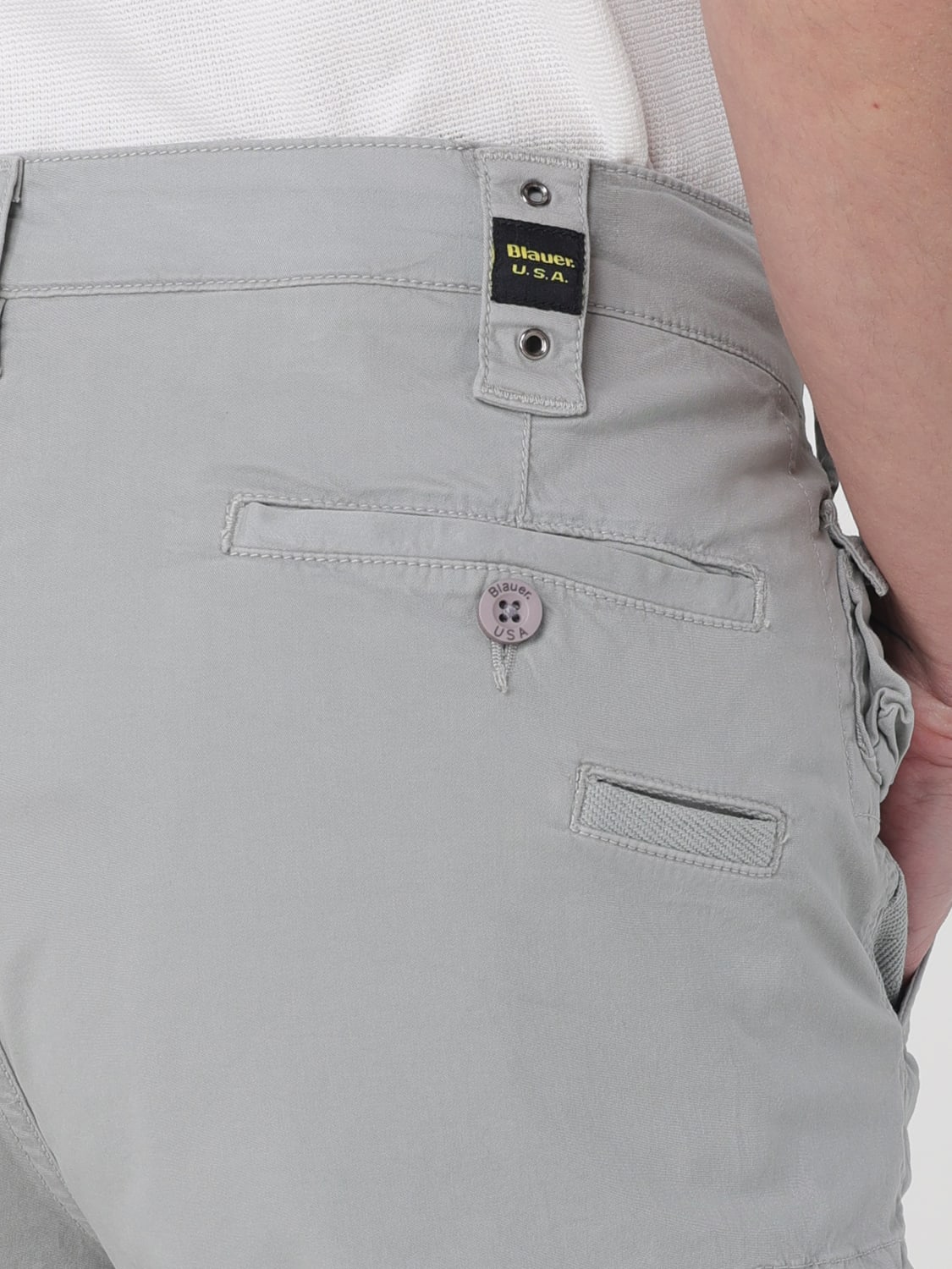 BLAUER SHORTS: Short men Blauer, Grey - Img 3