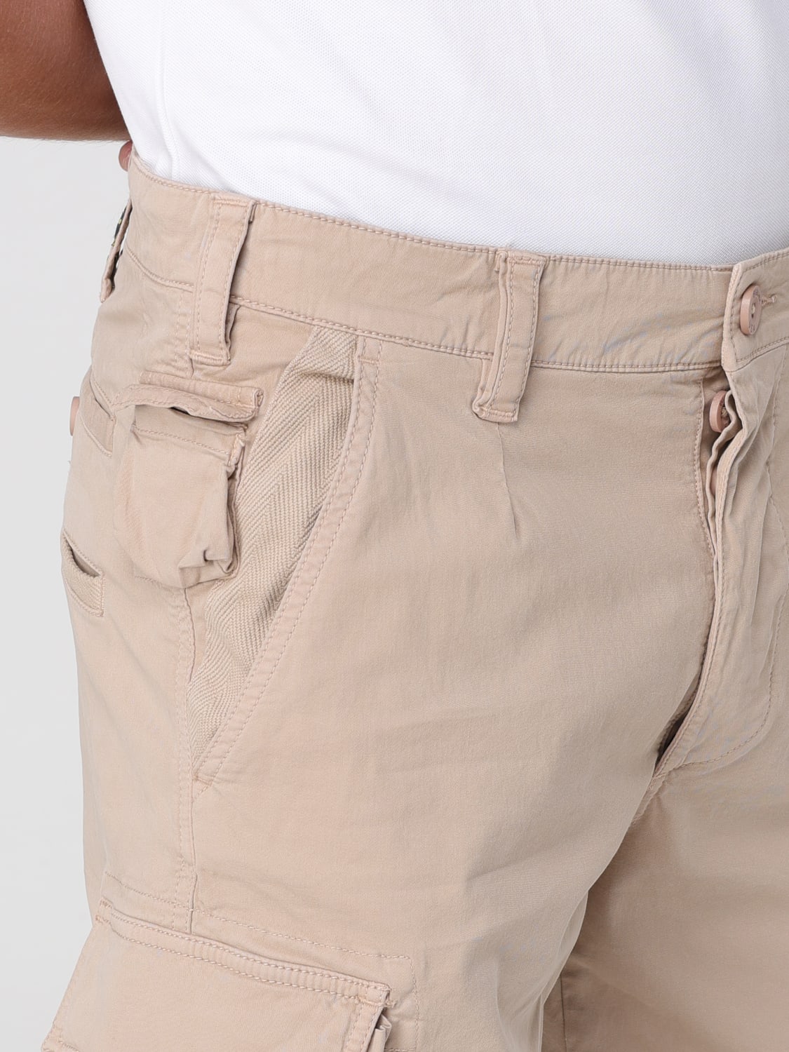 BLAUER SHORTS: Short men Blauer, Beige - Img 3