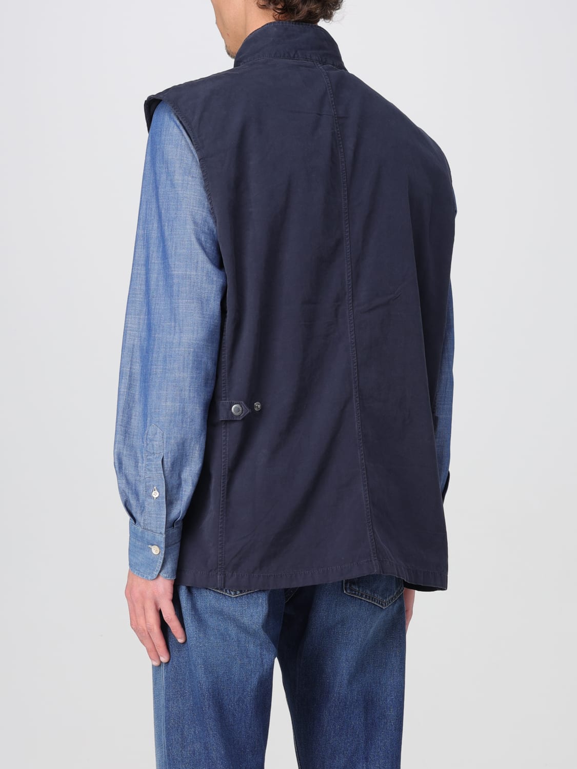 BARBOUR SUIT VEST: Suit vest men Barbour, Blue - Img 2