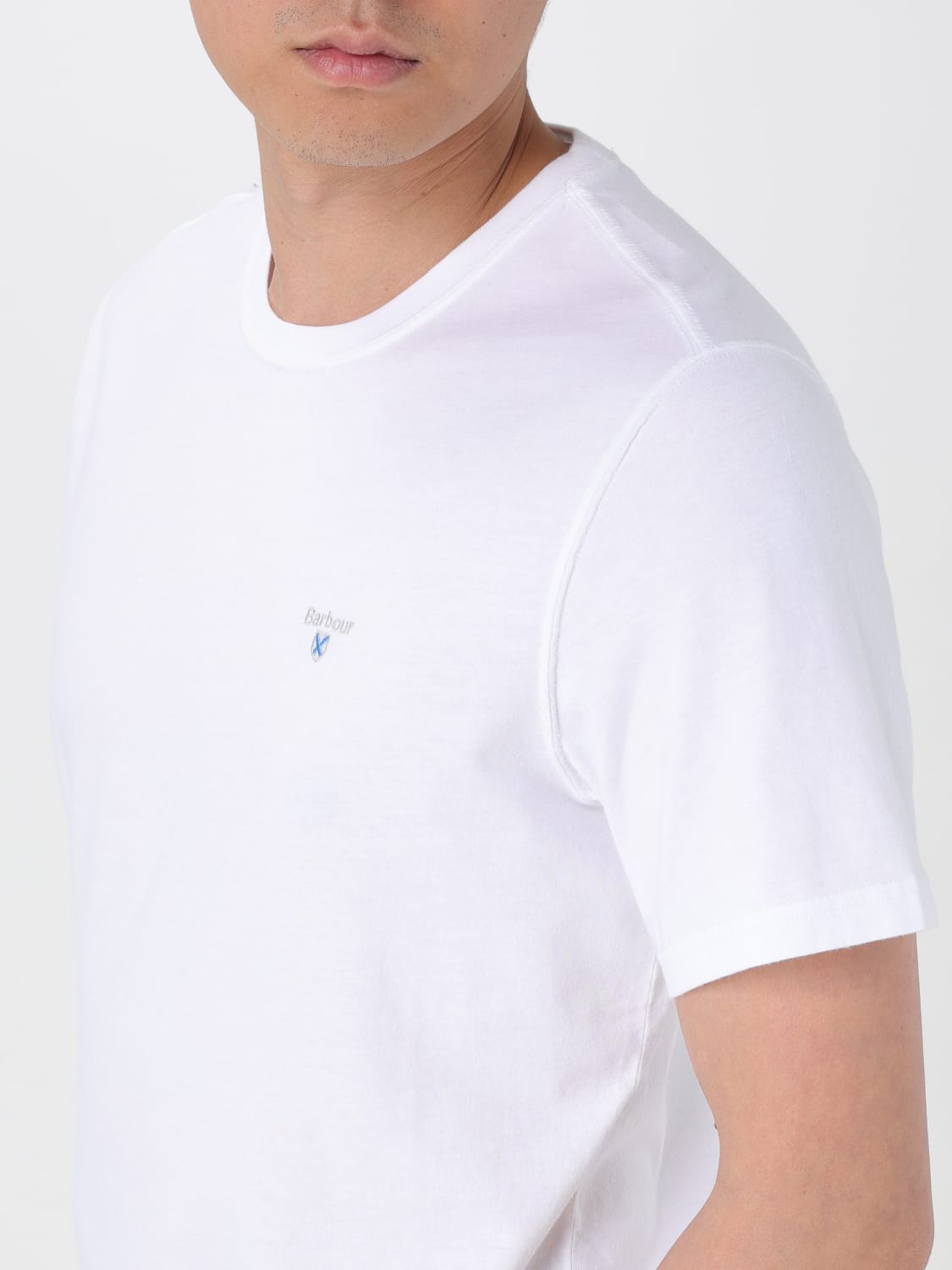 BARBOUR T-SHIRT: T-shirt men Barbour, White - Img 3