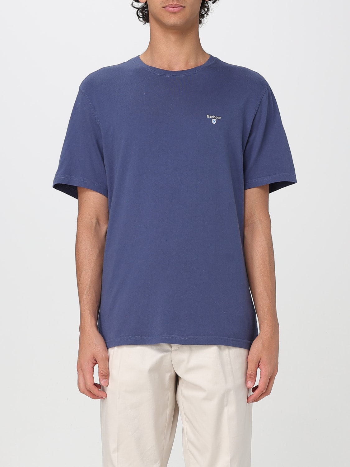 BARBOUR T-SHIRT: T-shirt herren Barbour, Blau - Img 1