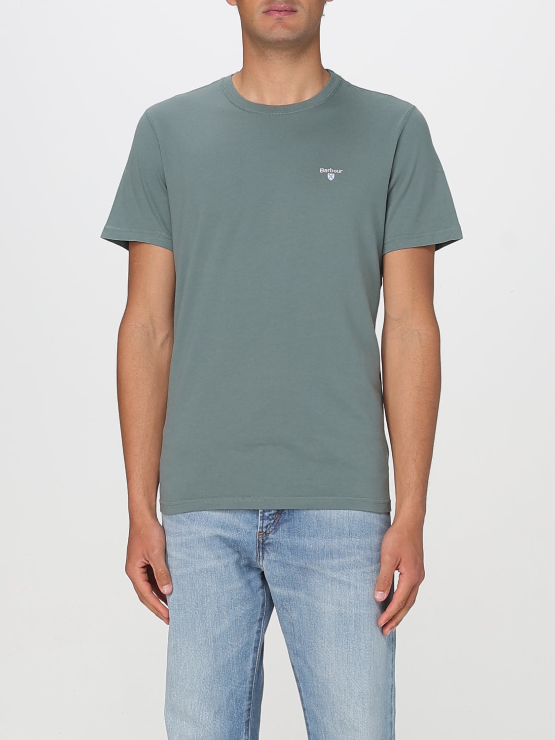 Tシャツ・カットソー BARBOUR Men T Shirts MTS0670 MTSTE31 Green BARBOUR：Tシャツ メンズ - グリーン | GIGLIO.COMオンラインの