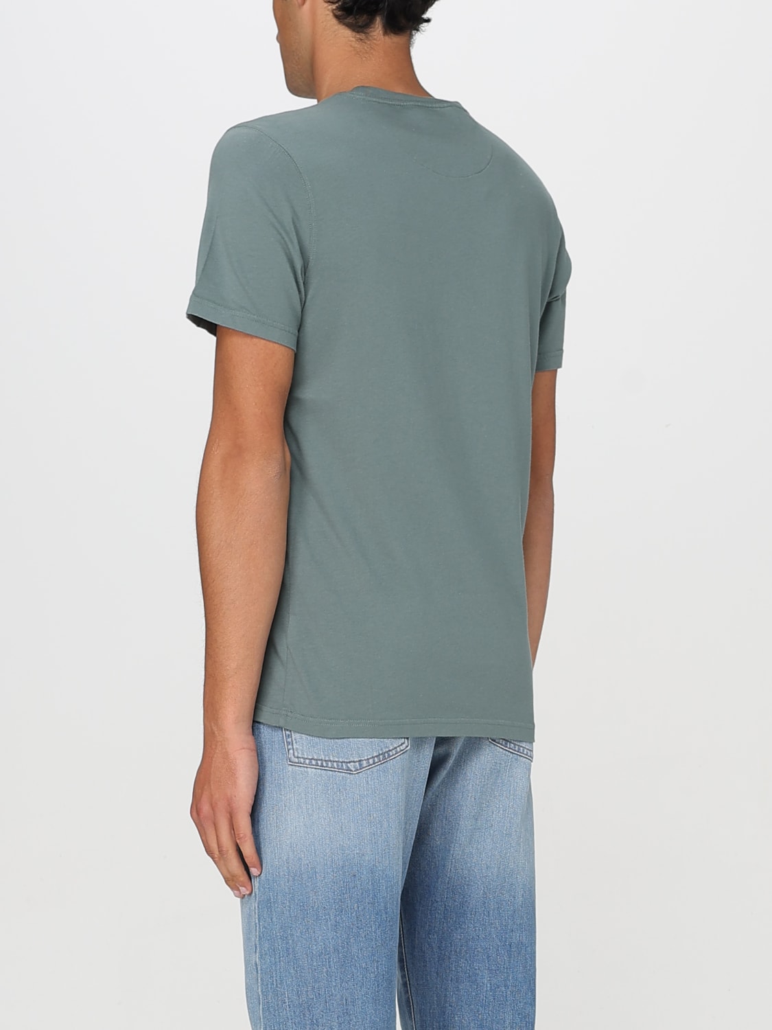 BARBOUR：Tシャツ メンズ - グリーン | GIGLIO.COMオンラインの