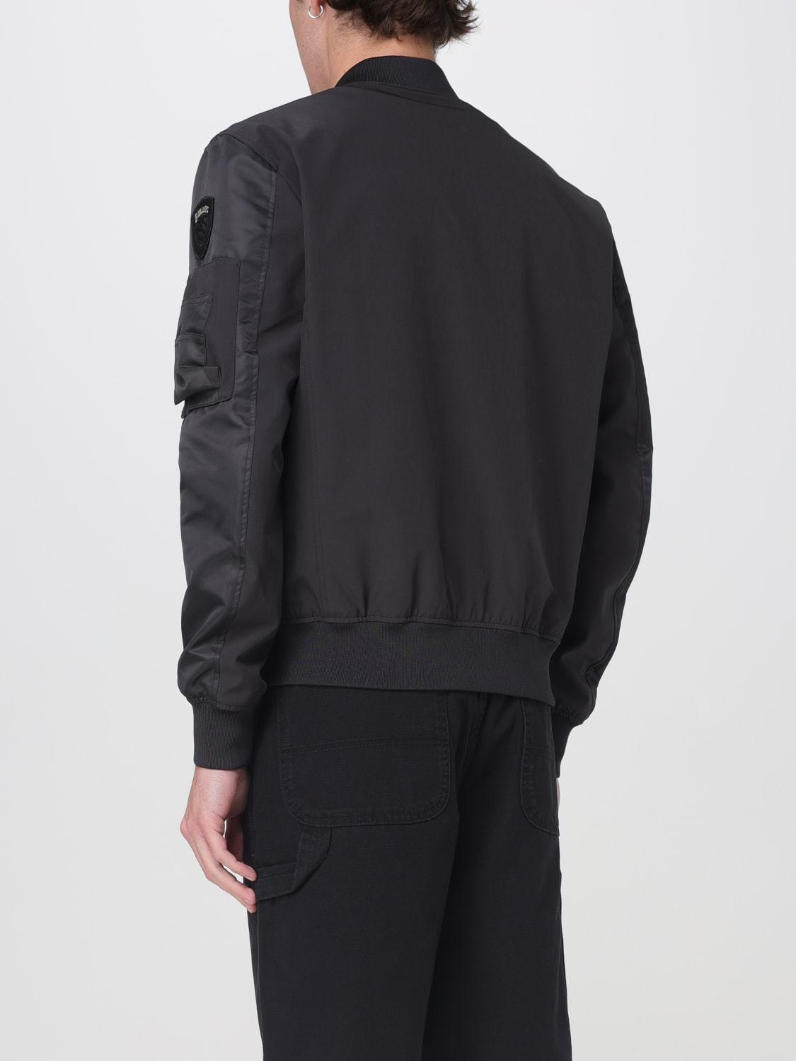 BLAUER JACKE: Mantel herren Blauer, Schwarz - Img 2