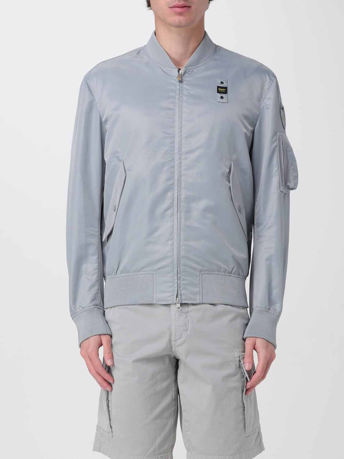 BLAUER JACKE: Mantel herren Blauer, Grau - Img 1