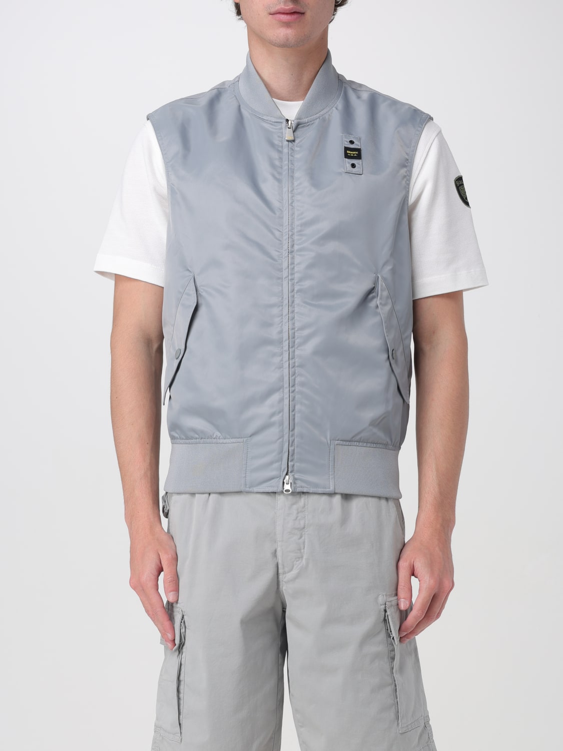 BLAUER SUIT VEST: Jacket men Blauer, Grey - Img 1