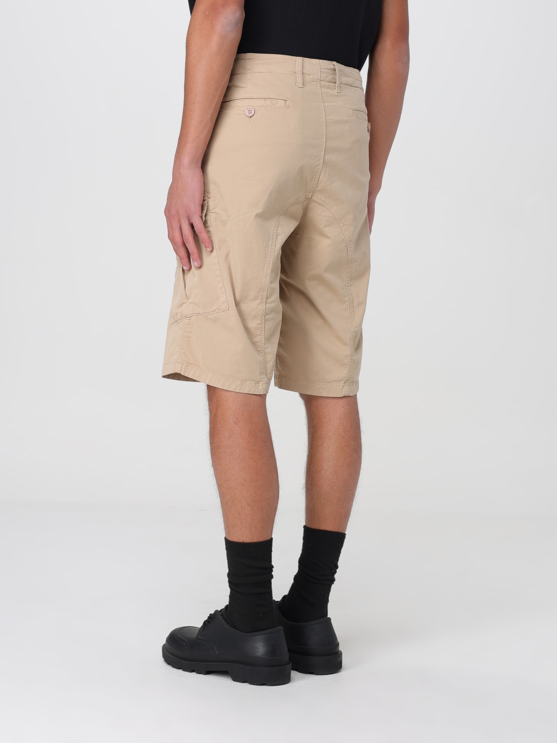 BLAUER PANTALONCINO: Pantaloncino cargo Blauer in cotone stretch , Beige - Img 2