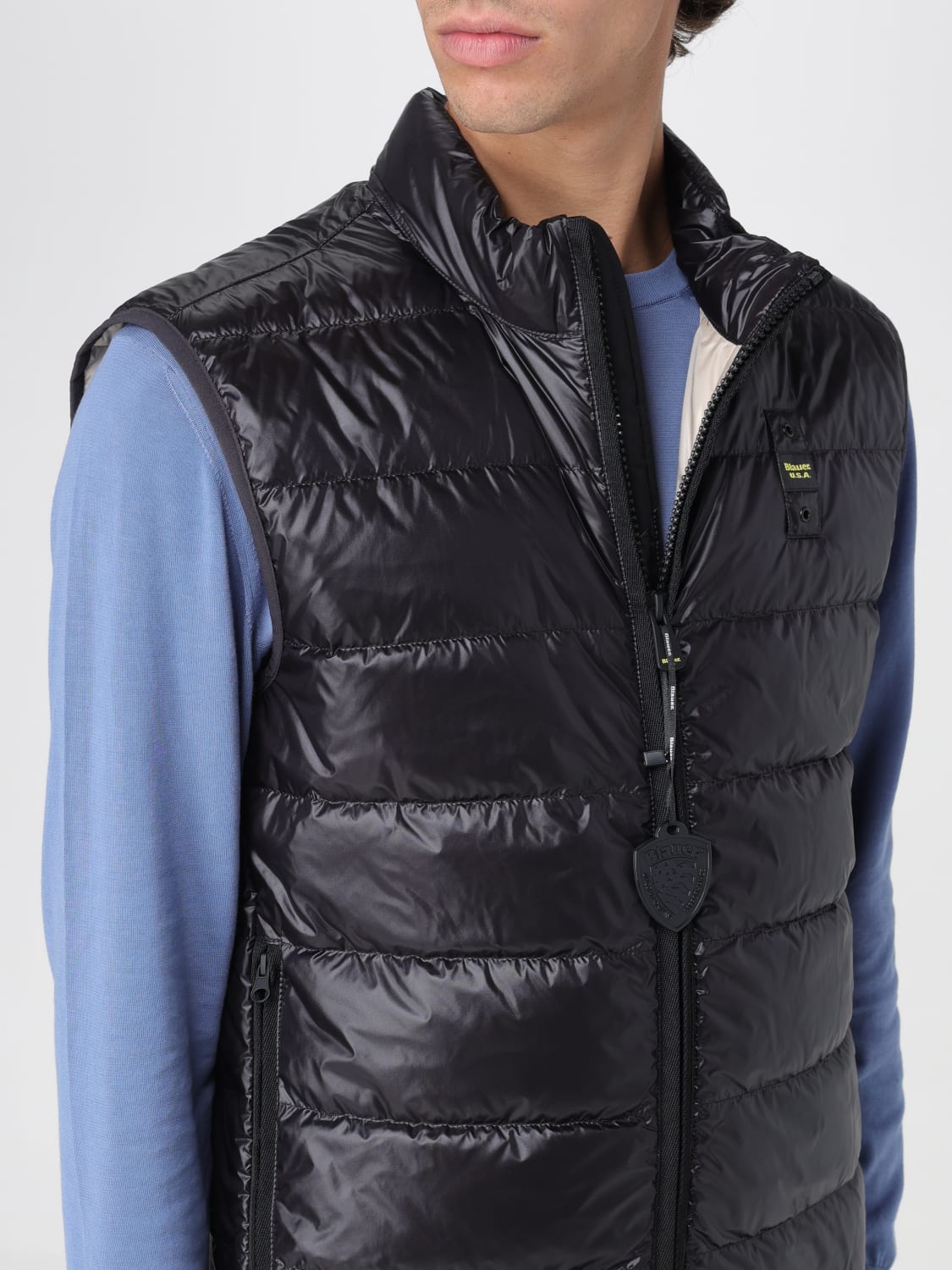 BLAUER SUIT VEST: Suit vest men Blauer, Mouse Grey - Img 4