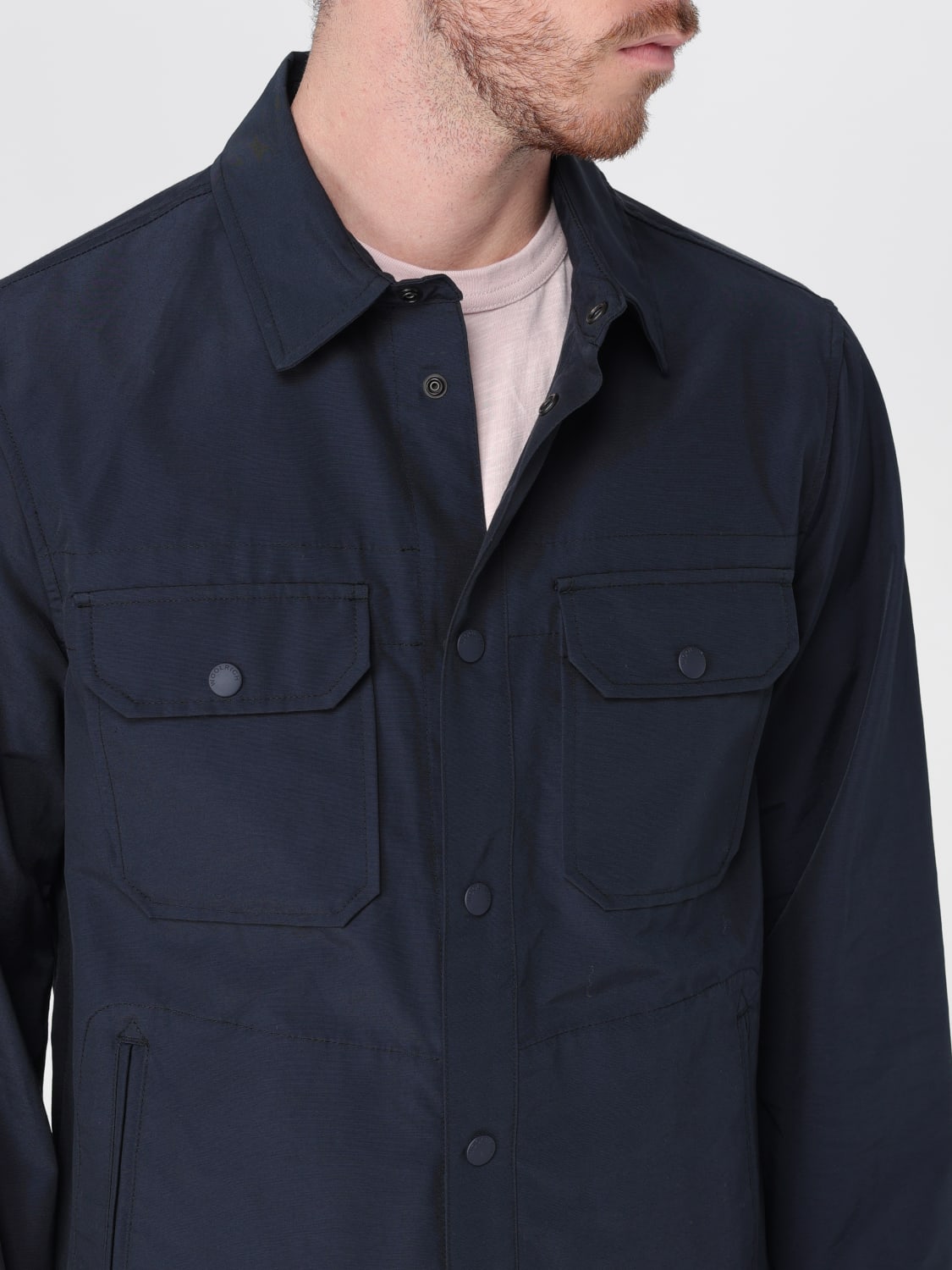 WOOLRICH JACKET: Jacket men Woolrich, Blue - Img 4