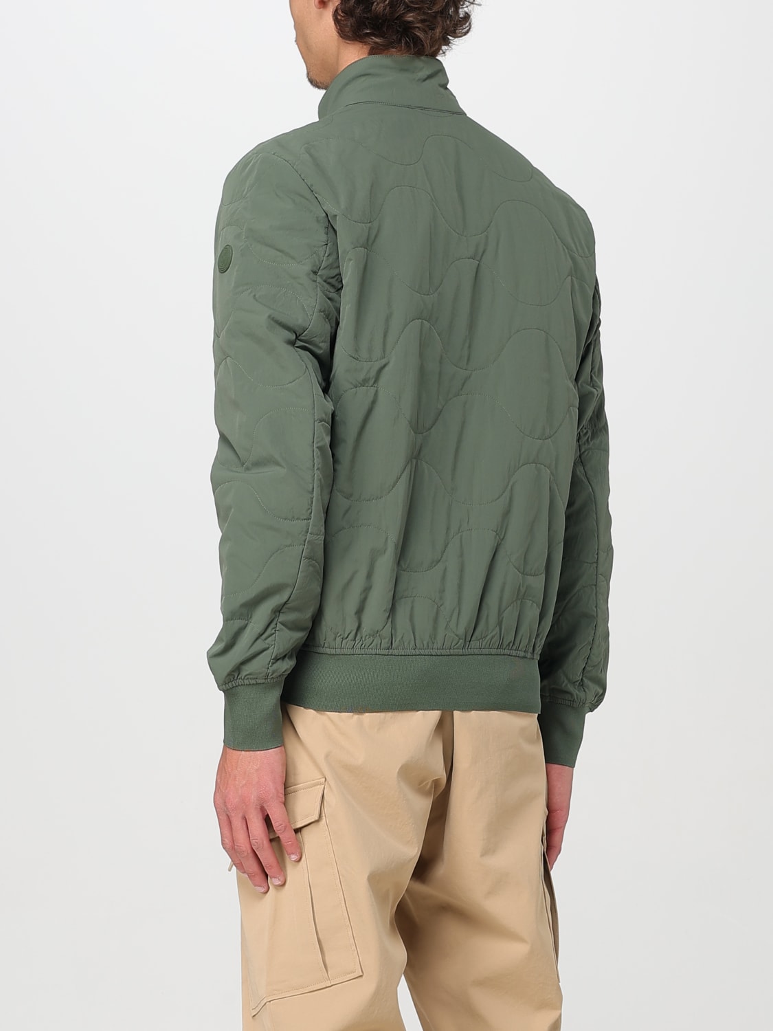 SAVE THE DUCK 外套: 外套 男士 Save The Duck, 绿色 - Img 2