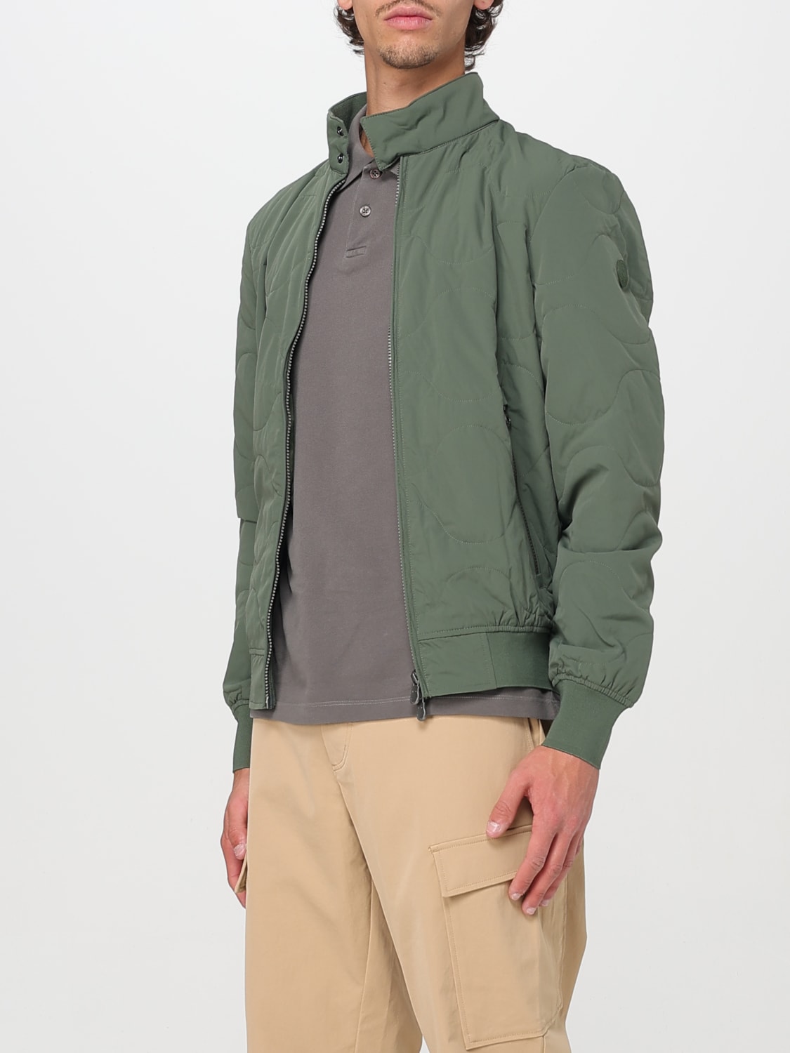 SAVE THE DUCK 外套: 外套 男士 Save The Duck, 绿色 - Img 3