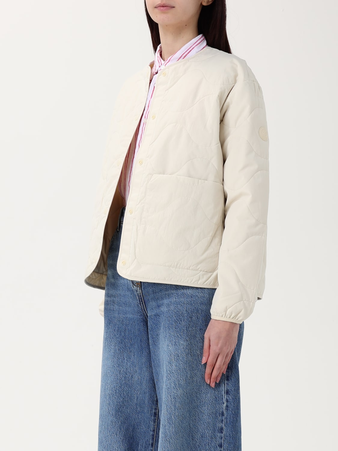 SAVE THE DUCK VESTE: Veste femme Save The Duck, Écru - Img 3