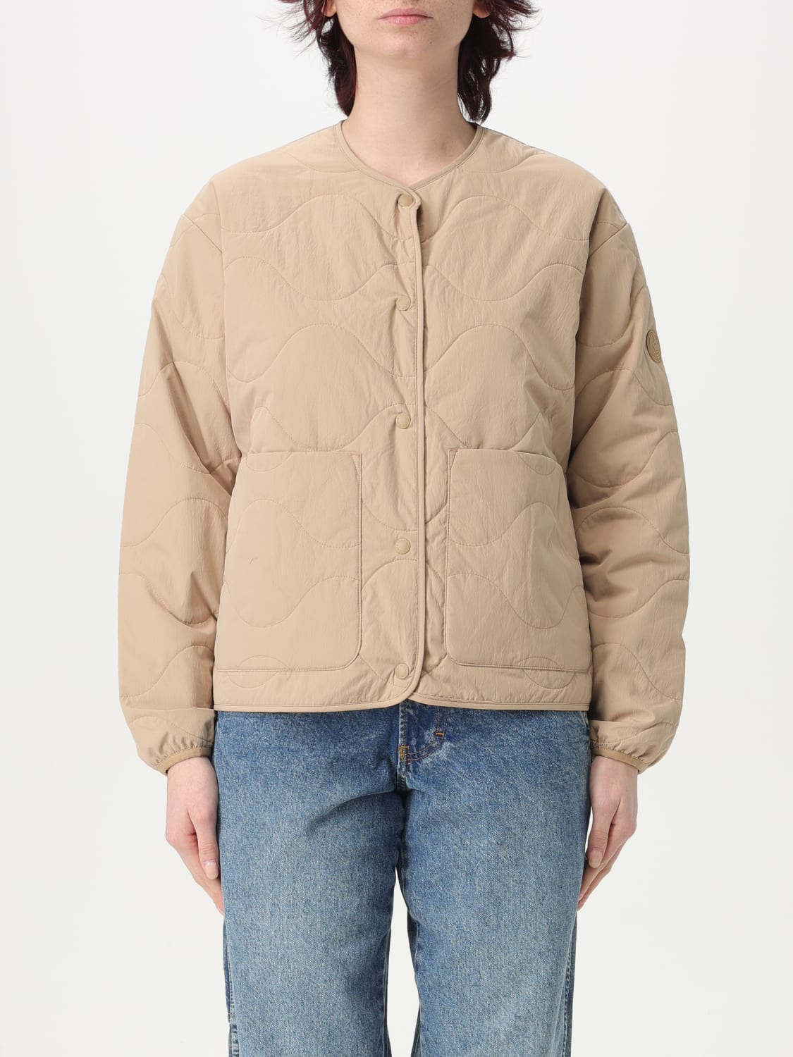 SAVE THE DUCK GIACCA: Bomber Save The Duck in nylon trapuntato , Cammello - Img 1