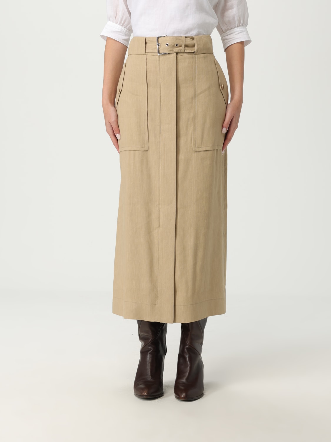 ALBERTA FERRETTI SKIRT: Skirt woman Alberta Ferretti, Beige - Img 1