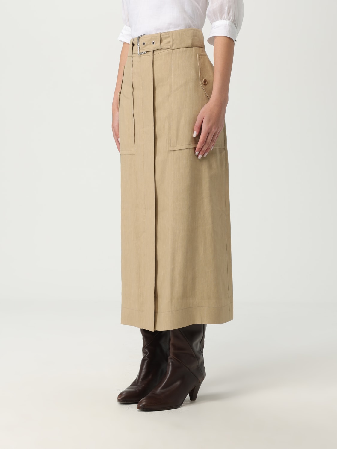 ALBERTA FERRETTI SKIRT: Skirt woman Alberta Ferretti, Beige - Img 4