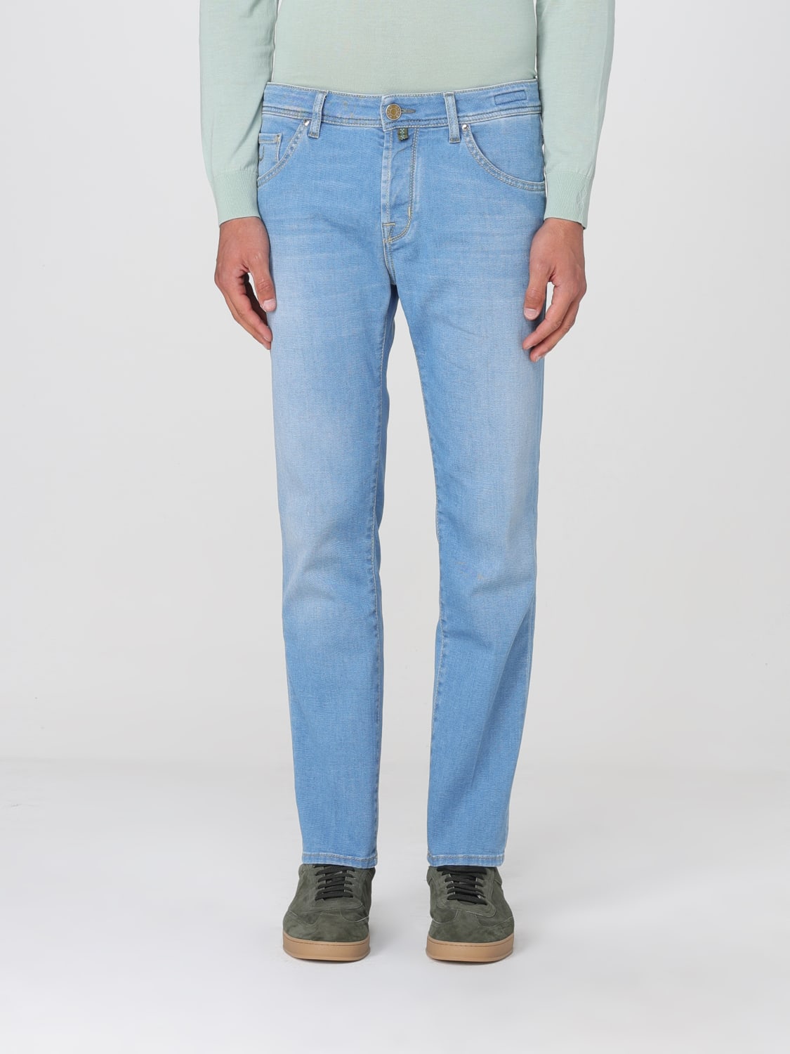JACOB COHEN JEANS: Jeans men Jacob Cohen, Gnawed Blue - Img 1