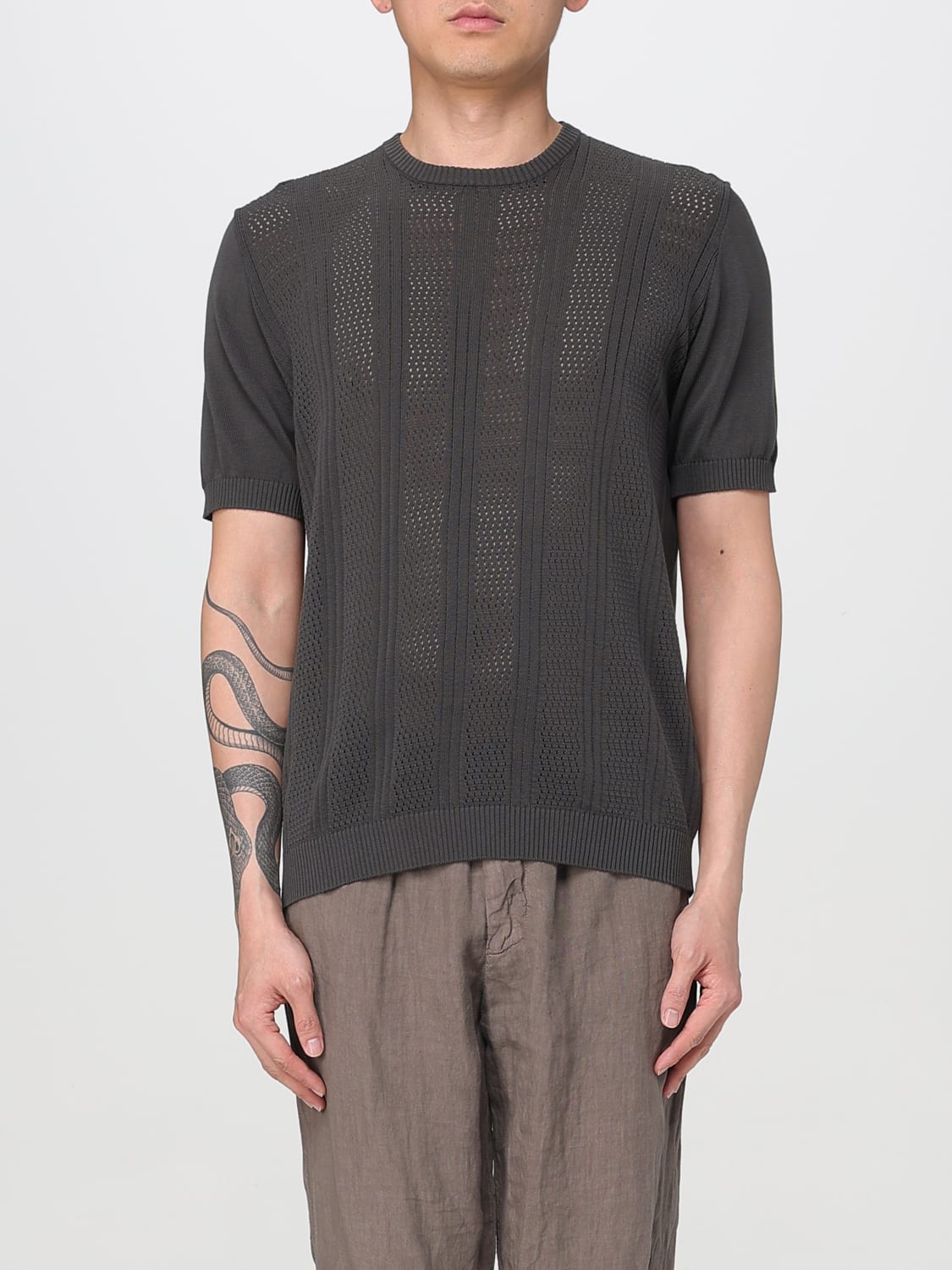 DRUMOHR T-SHIRT: Pullover herren Drumohr, Military - Img 1