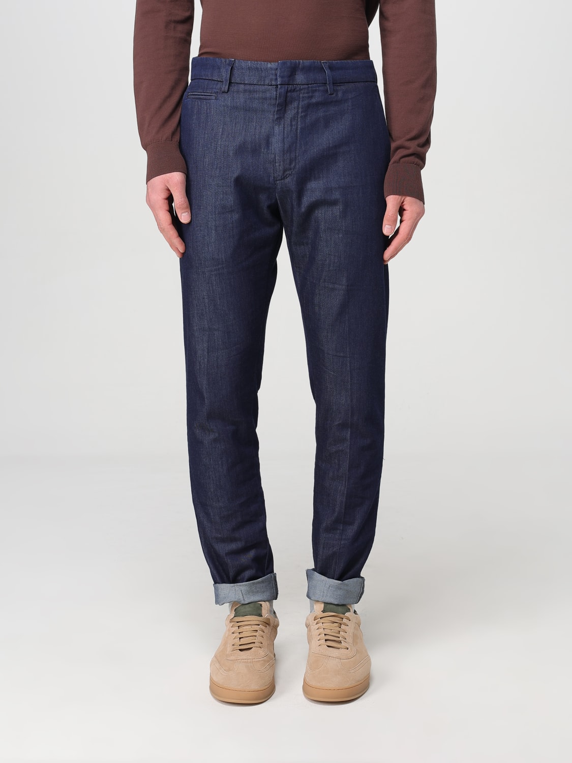 DONDUP PANTS: Pants men Dondup, Denim - Img 1