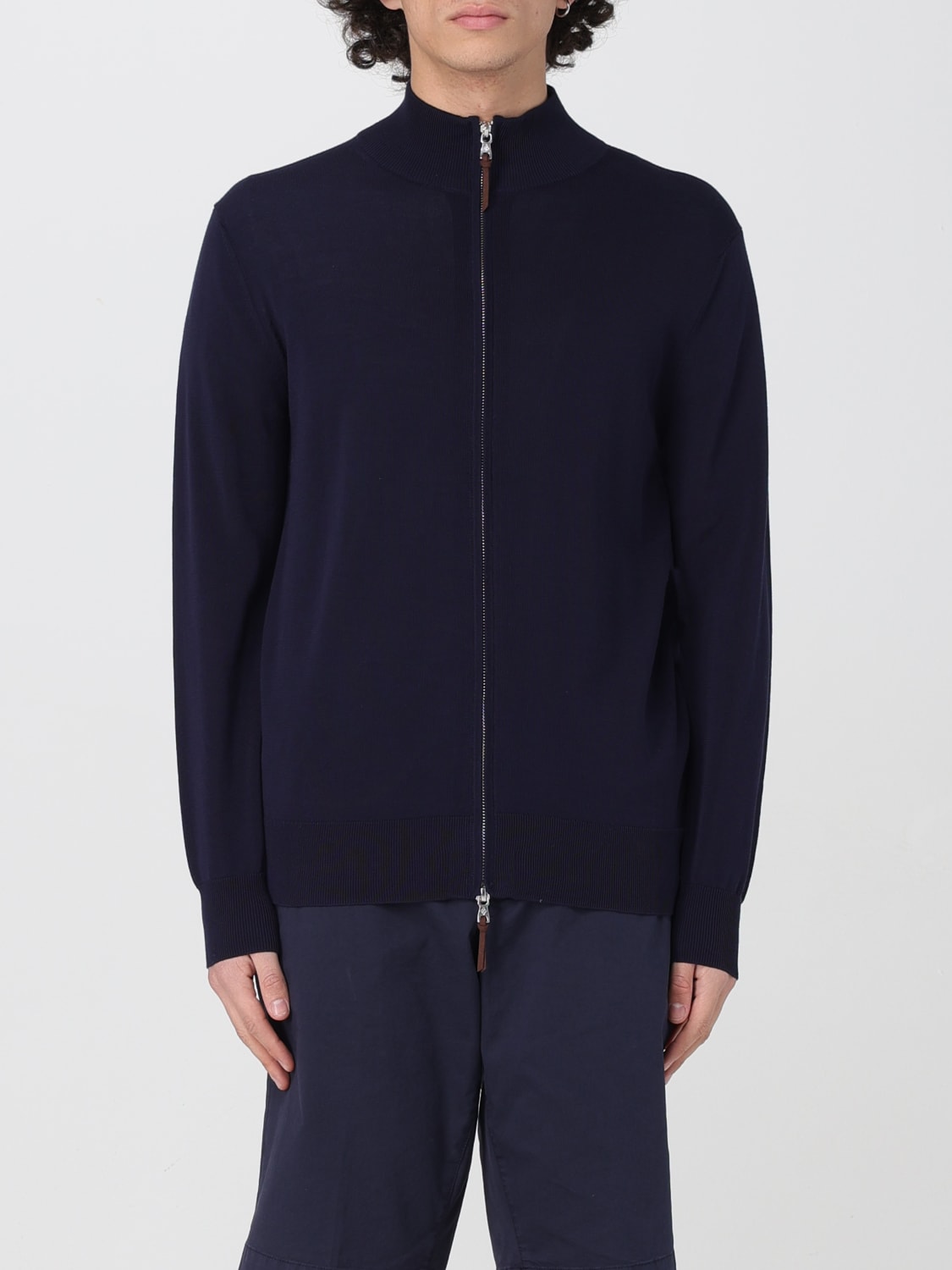 BALLANTYNE SWEATER: Sweater men Ballantyne, Navy - Img 1