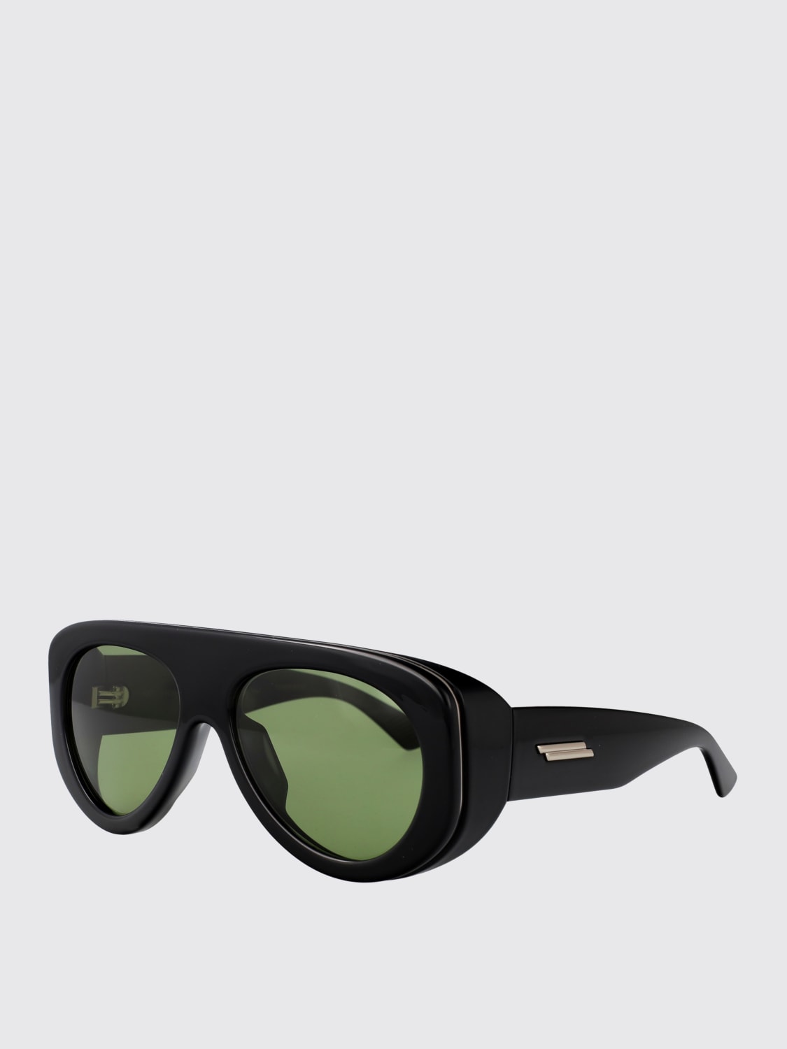サングラス BOTTEGA VENETA Bottega Veneta - BV1362S - 001 (BV1362S 001) Bottega Veneta BV1362S Round Plastic Sunglasses - Bergdorf