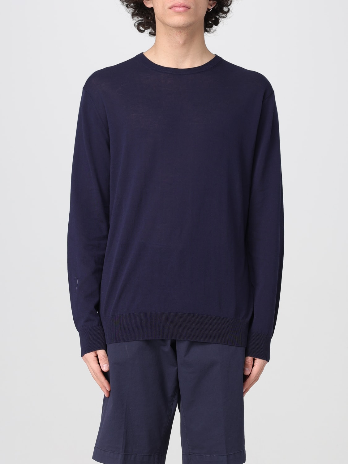 BALLANTYNE SWEATER: Sweater men Ballantyne, Navy - Img 1