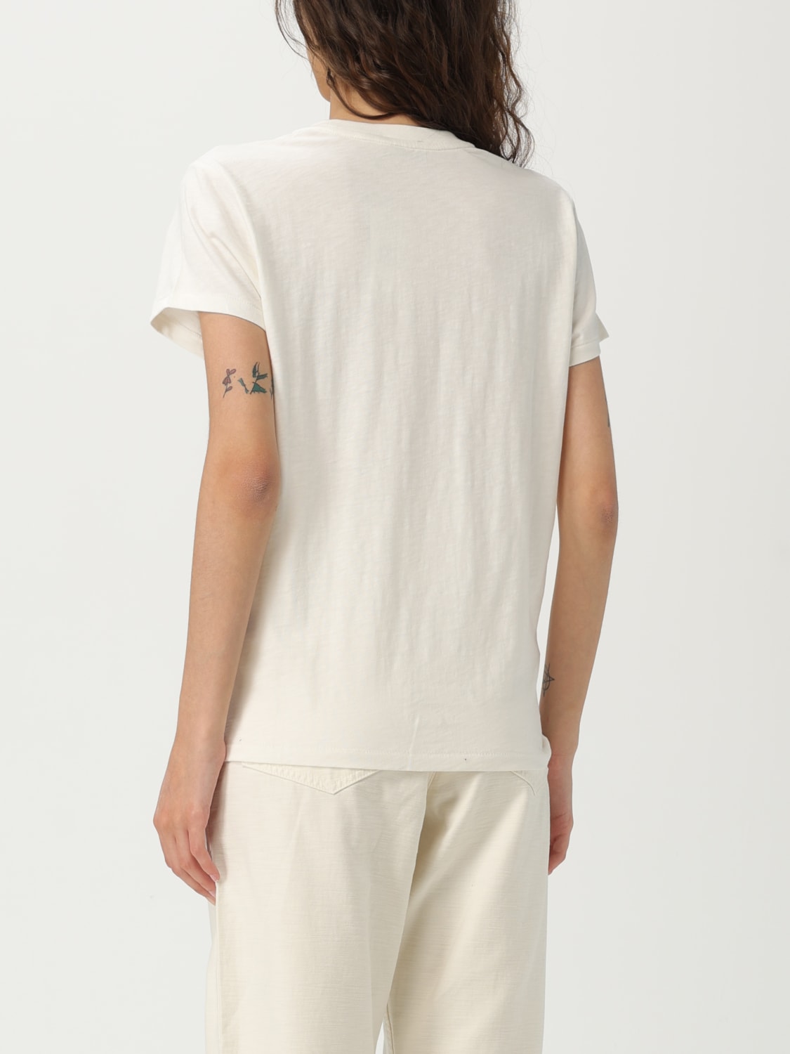Tシャツ・カットソー POLO RALPH LAUREN Woman T-Shirt White 211A88634 002 Polo Ralph Lauren cotton T-shirt with logo for women