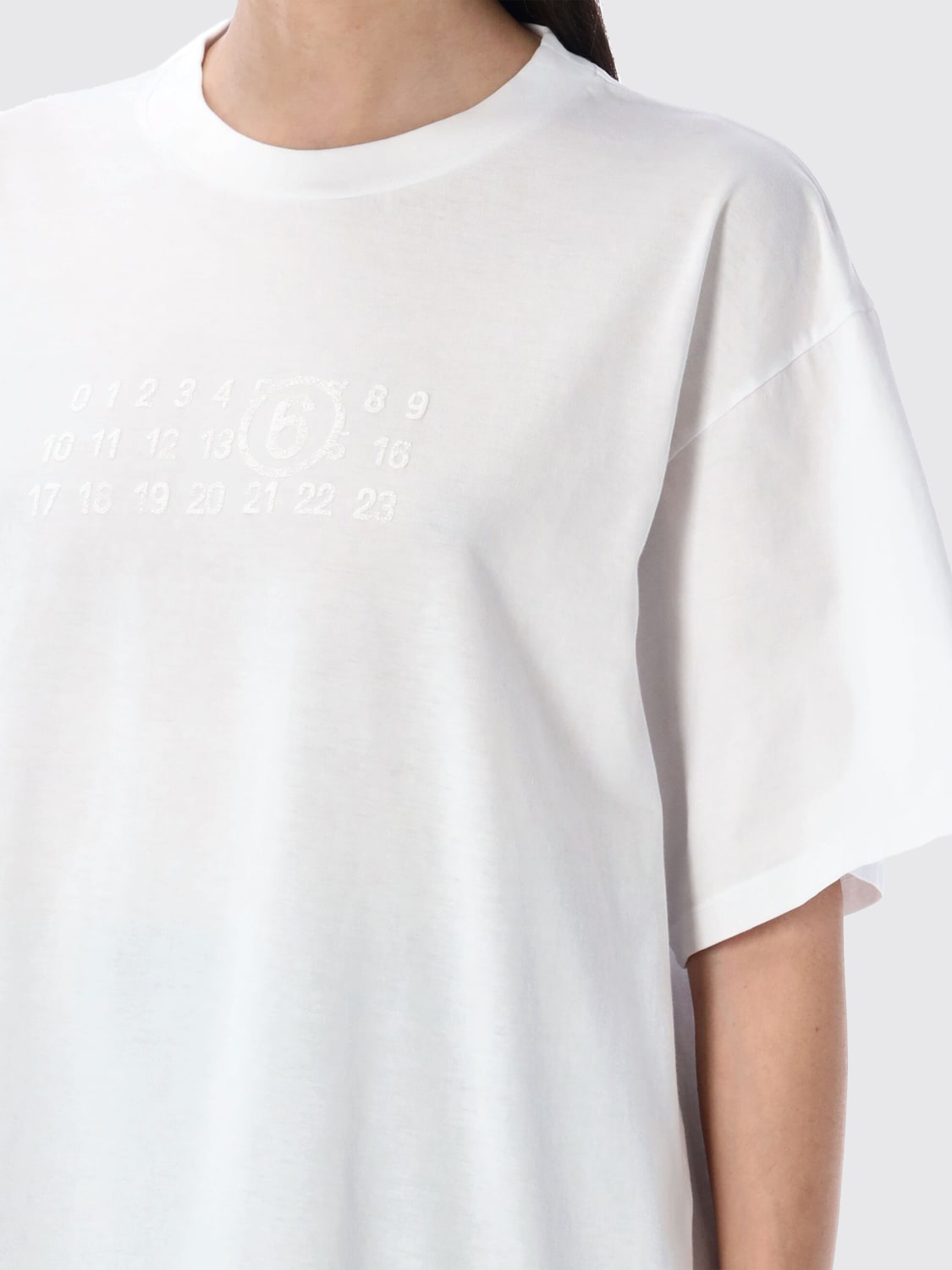 MM6 MAISON MARGIELA CAMISETA: Camiseta mujer Mm6 Maison Margiela, Blanco - Img 3