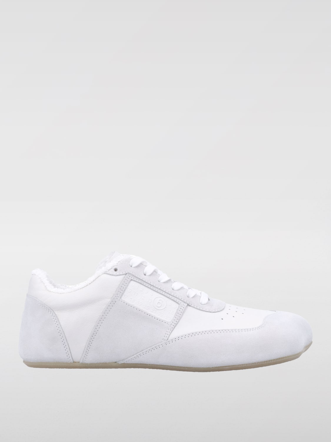 MM6 MAISON MARGIELA SNEAKERS: Sneakers Anatomic MM6 Maison Margiela in pelle , Bianco - Img 1
