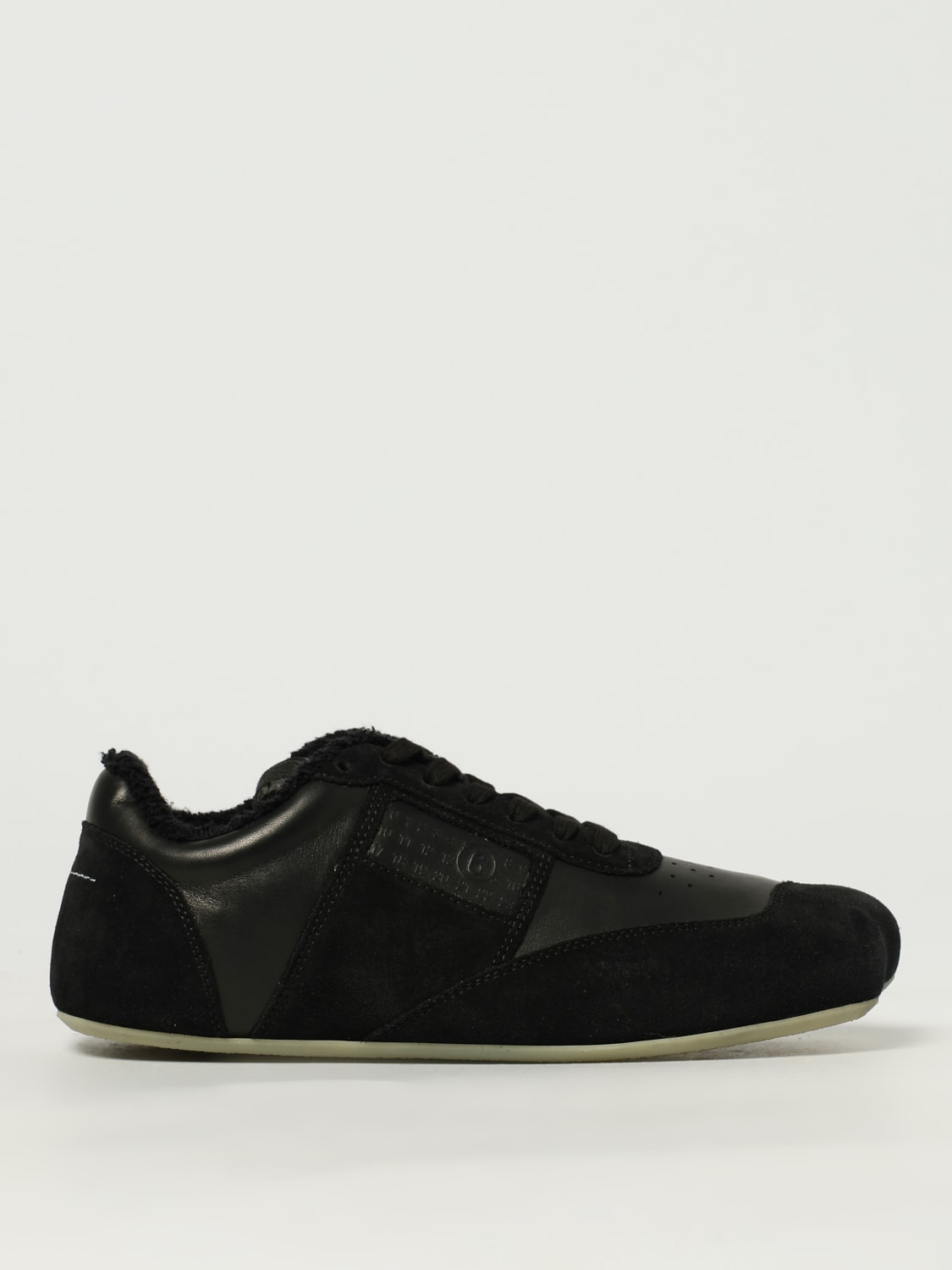 スニーカー MM6 Maison Margiela SNEAKER (SH3WS0012P6435) MM6 Maison Margiela White leather and suede sneaker | TheDoubleF