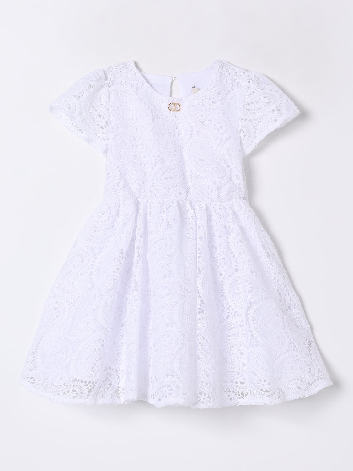 TWINSET KLEID: Kleid kinder Twinset, Weiß - Img 1