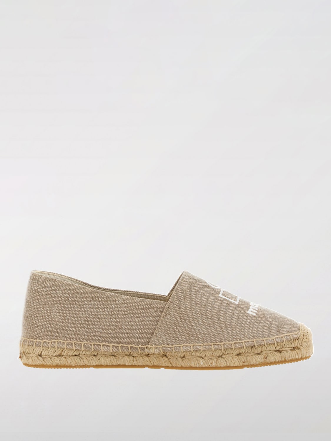 ISABEL MARANT ESPADRILLAS: Espadrillas Isabel Marant in canvas con logo ricamato , Beige - Img 1