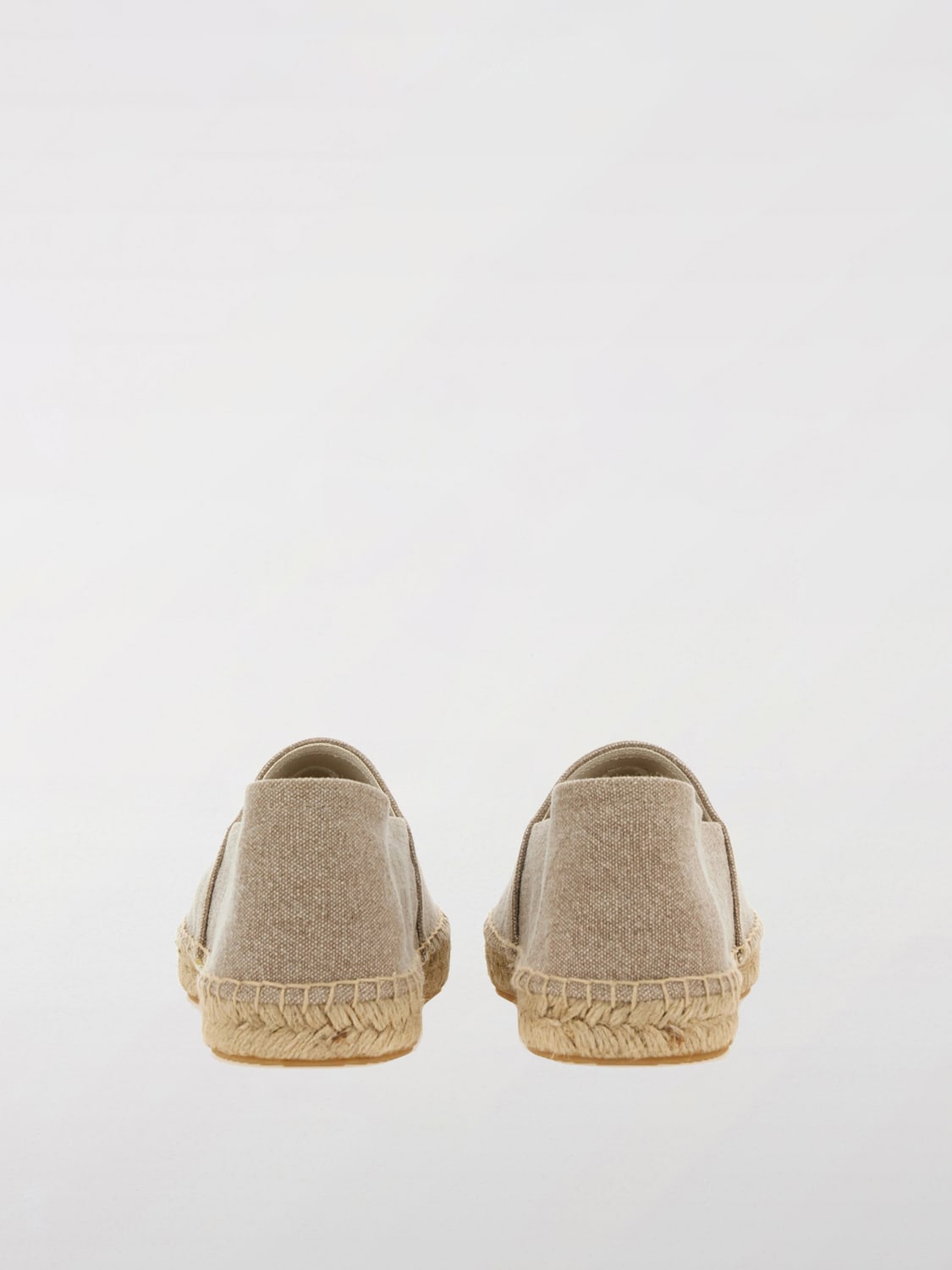 ISABEL MARANT ESPADRILLAS: Espadrillas Isabel Marant in canvas con logo ricamato , Beige - Img 3