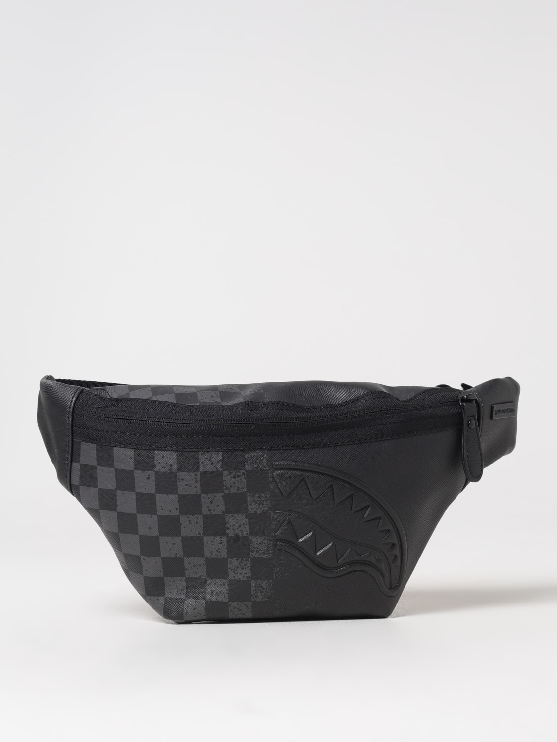 SPRAYGROUND MARSUPIO: Marsupio Half Spritz Black Grey Check Sprayground, Nero - Img 1