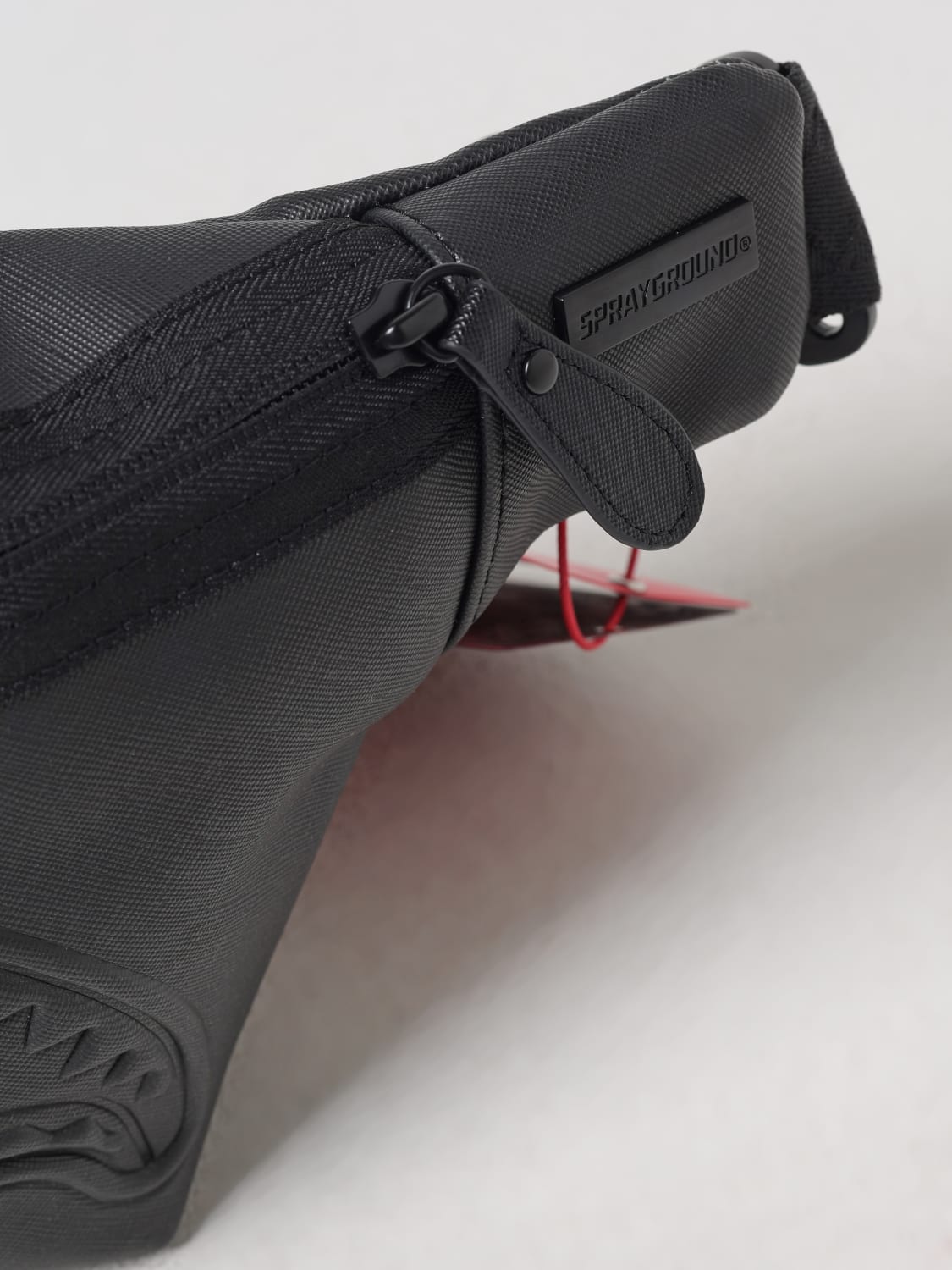 SPRAYGROUND MARSUPIO: Marsupio Half Spritz Black Grey Check Sprayground, Nero - Img 3