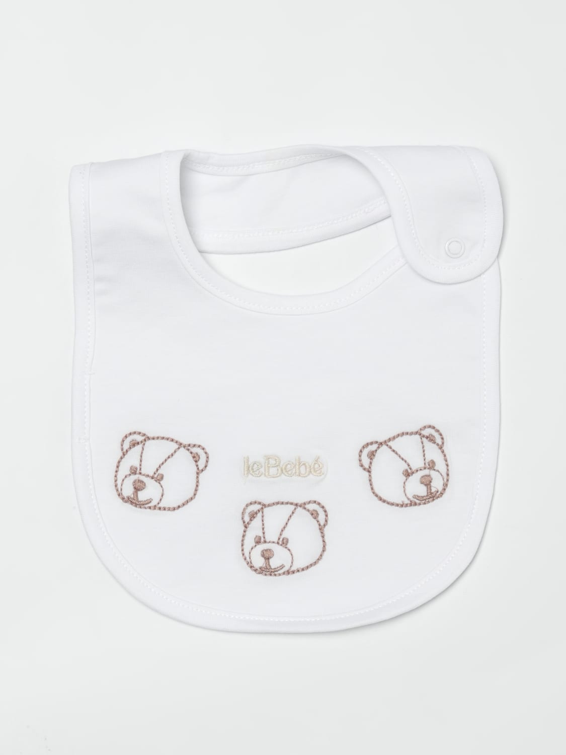 LE BEBE' BABERO: Baberos niño niños Le Bebe', Blanco - Img 1