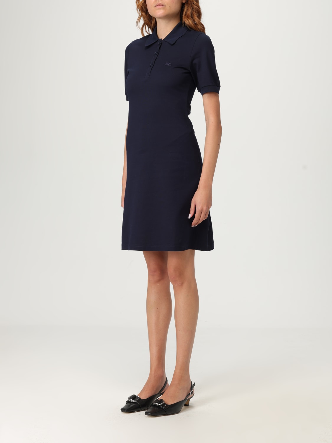 ワンピース COURREGES Woman Dress Blue 125JRO554JS0193 7075 COURRÈGES: Dress woman - Blue | Courrèges dress