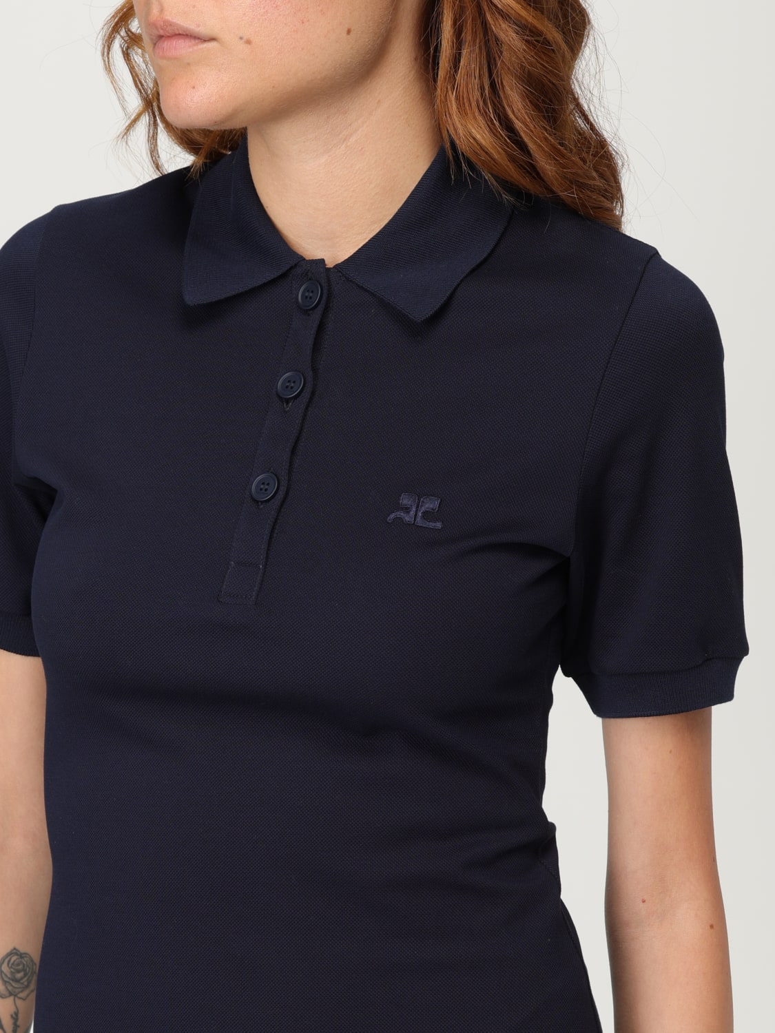 ワンピース COURREGES Woman Dress Blue 125JRO554JS0193 7075 COURRÈGES: Dress woman - Blue | Courrèges dress